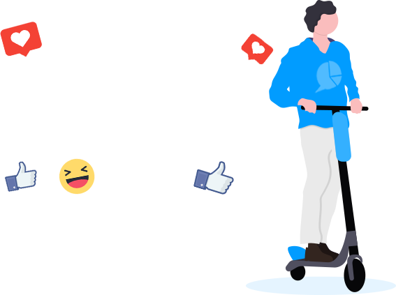 homem andando em um patins