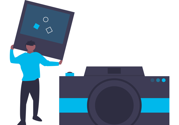 ilustração para fotografias