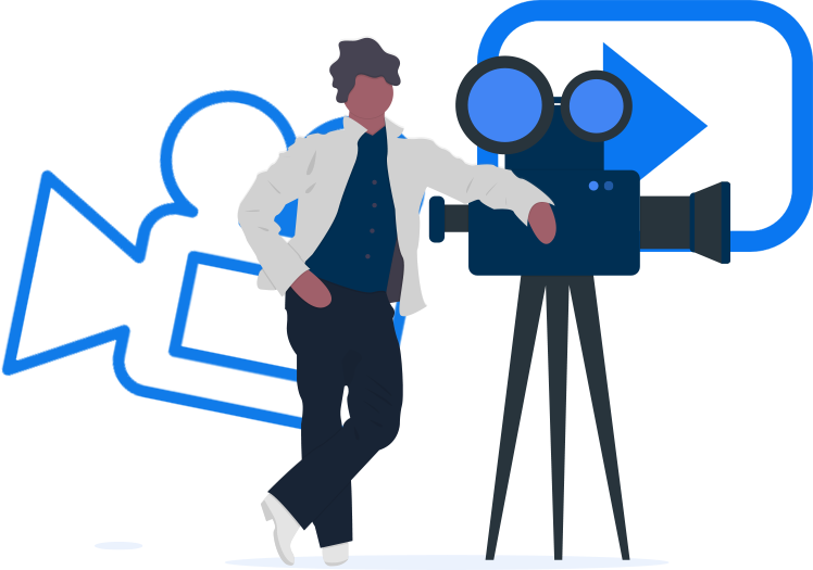 ilustração para criação de videos