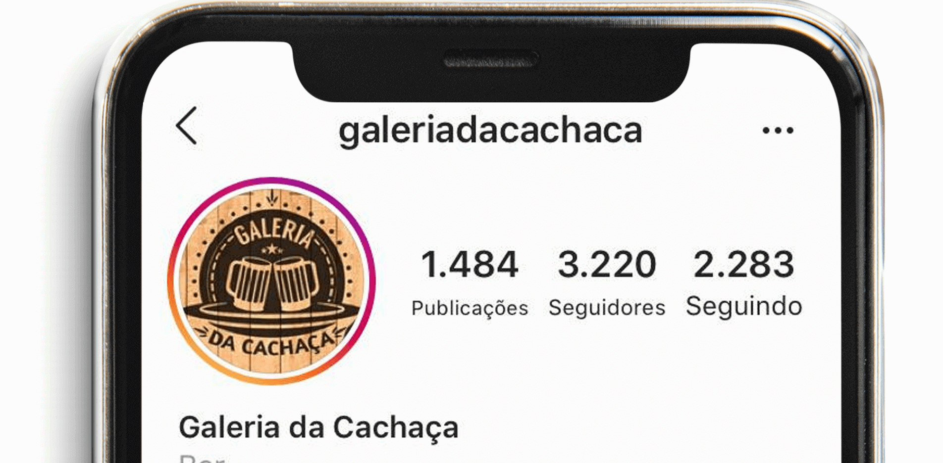 Instagram da Galeria da Cachaça