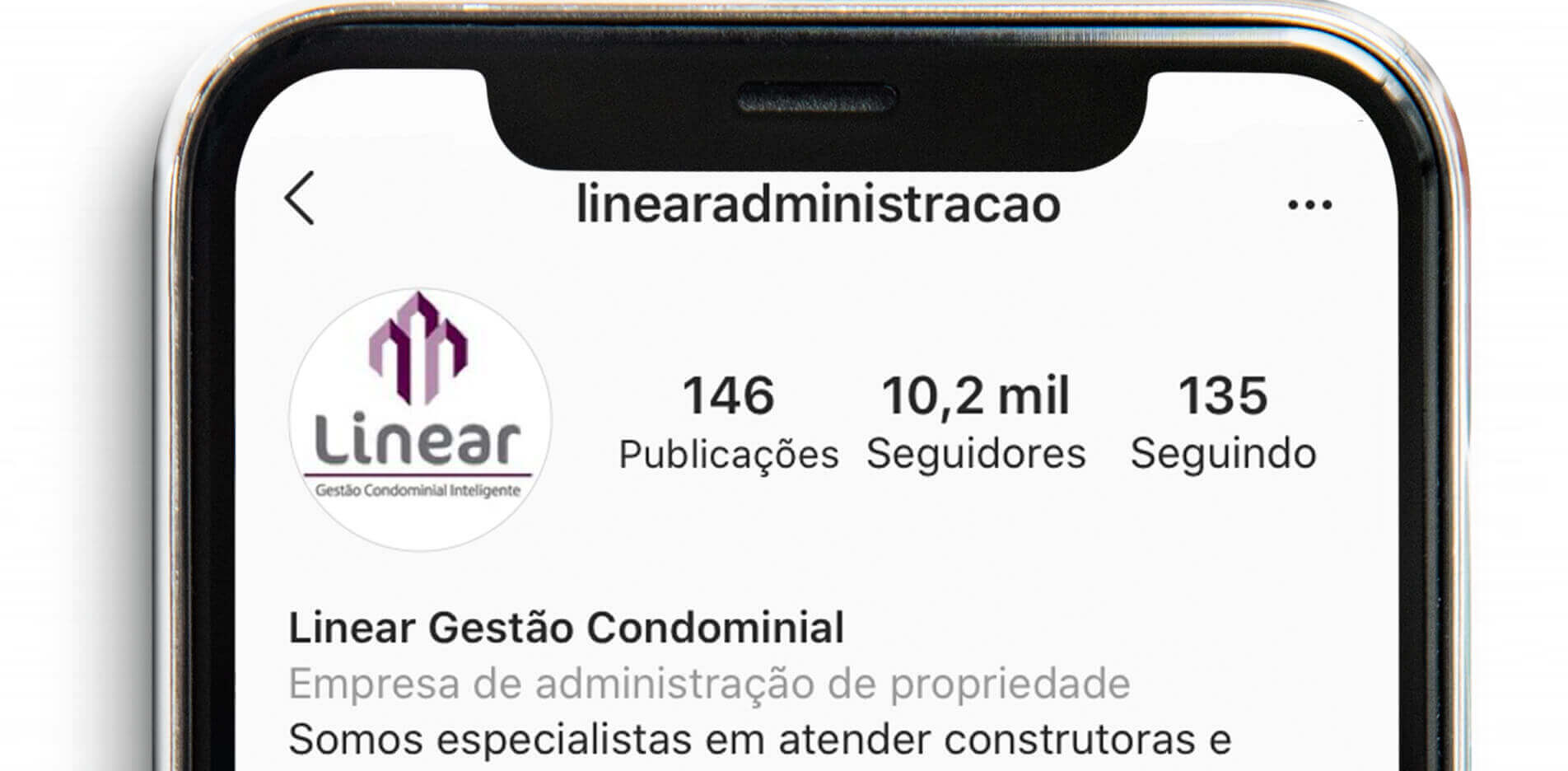 Instagram da Linear